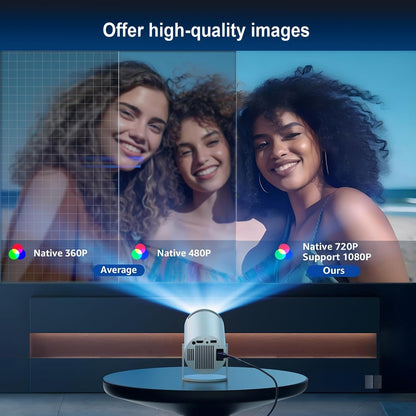Ultra-Clear Smart Home Projector