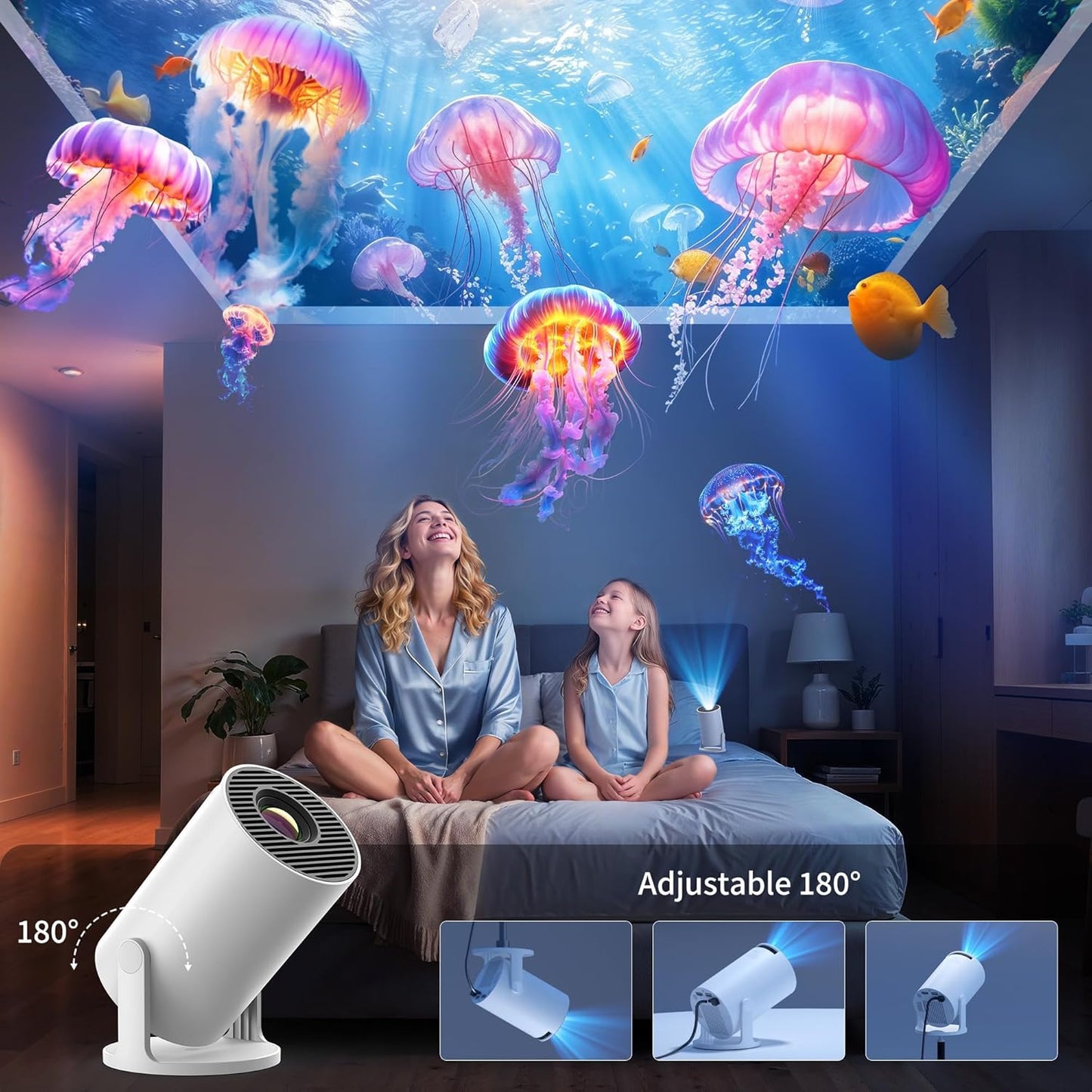 Ultra-Clear Smart Home Projector